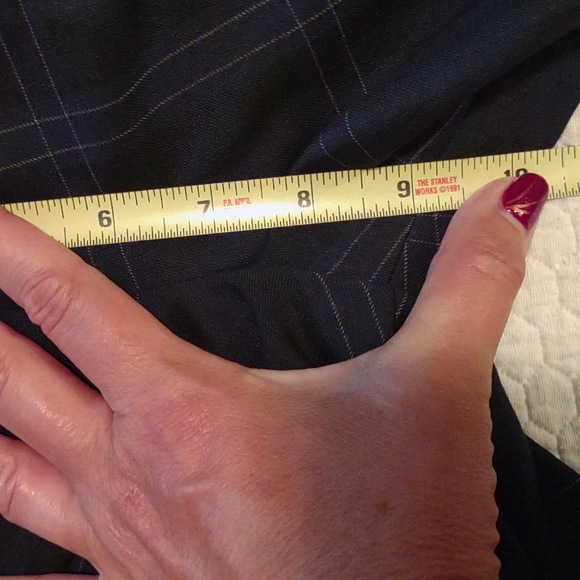 Express Editor Barely Boot low rise stretch slacks. Size 4R. - Picture 12 of 13